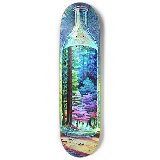 Message in a Bottle Custom Skateboard