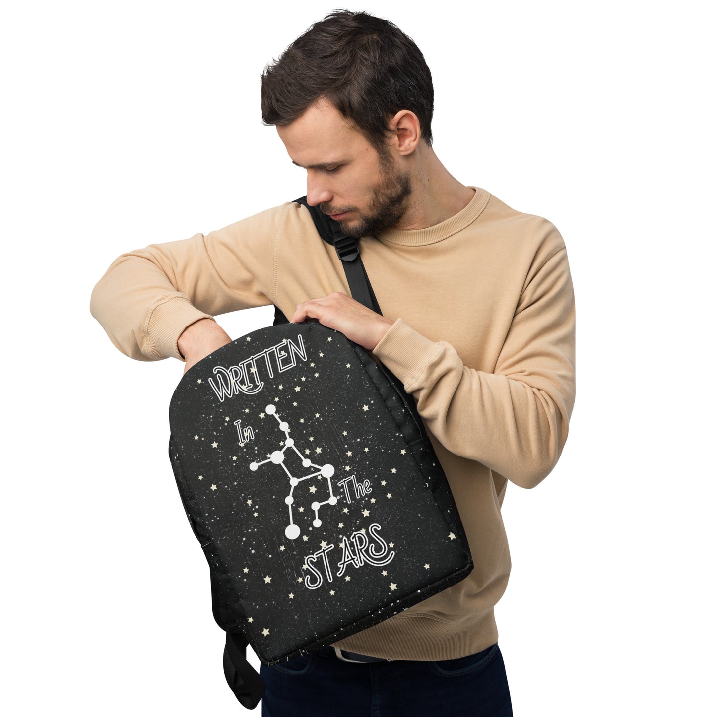 "Written in the Stars" Minimalist Backpack