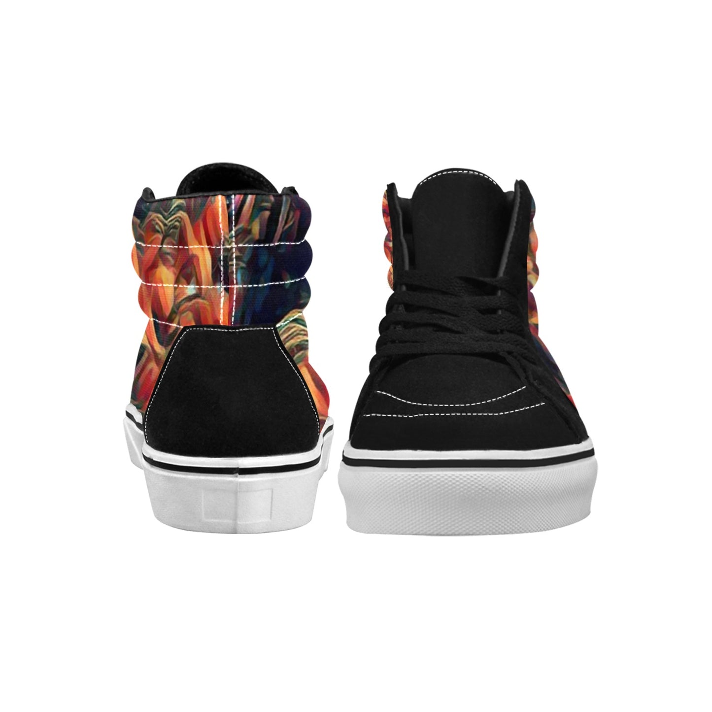 Fiery Whisper Men's High-Tops Sneakers