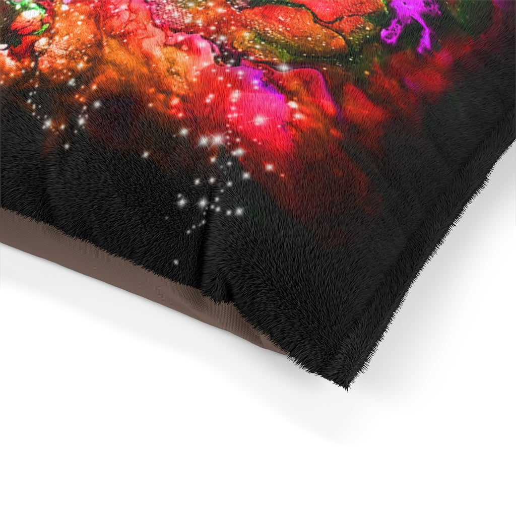 Galaxy: Orange/Red Pet Bed