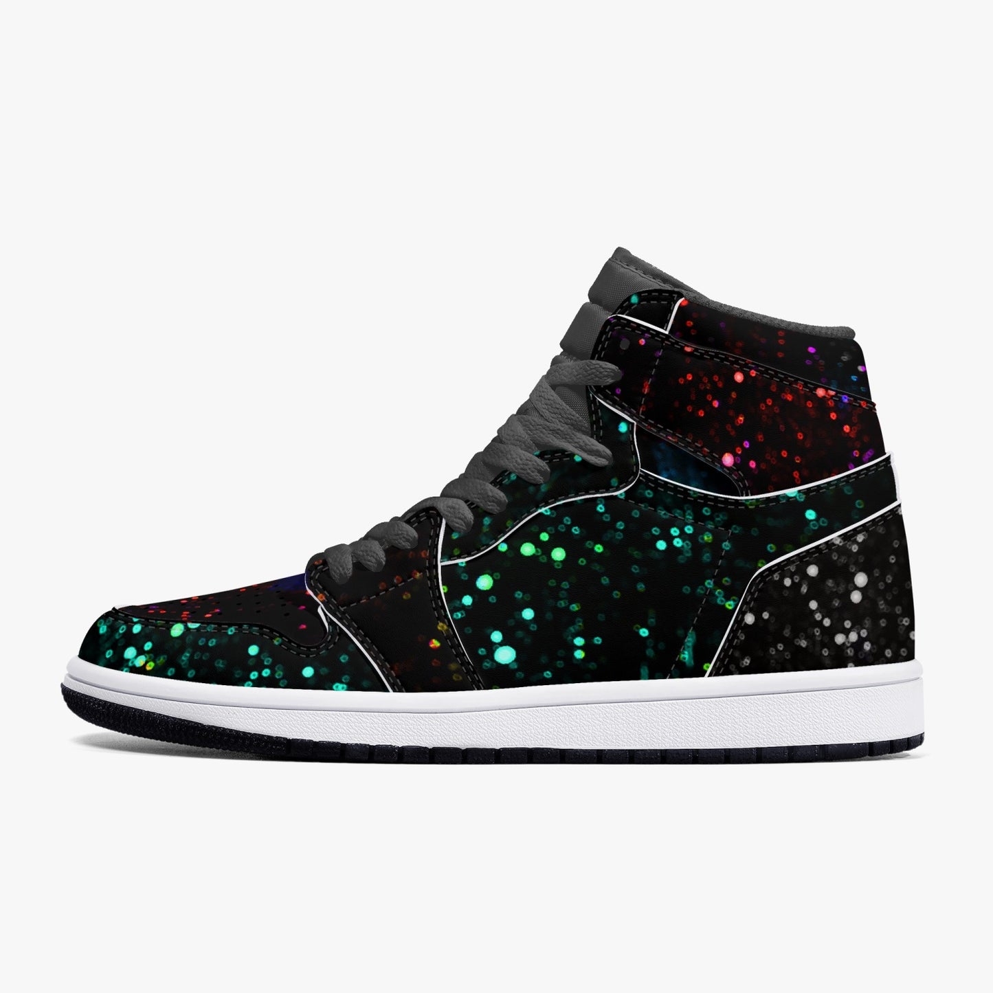 Star Party  High-Top Leather Sneakers- 2 colors