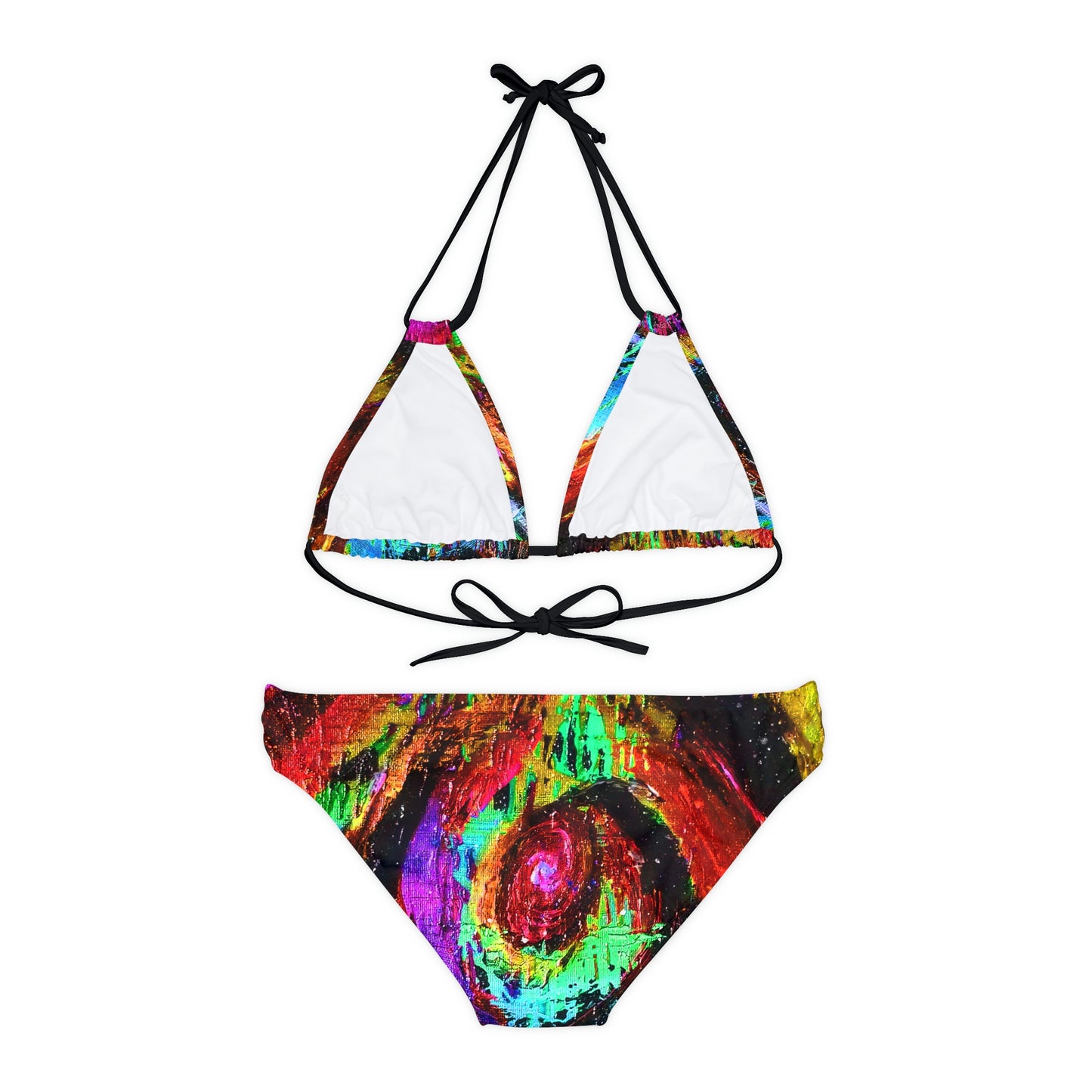 Galactic Rabbit Hole Strappy Bikini Set