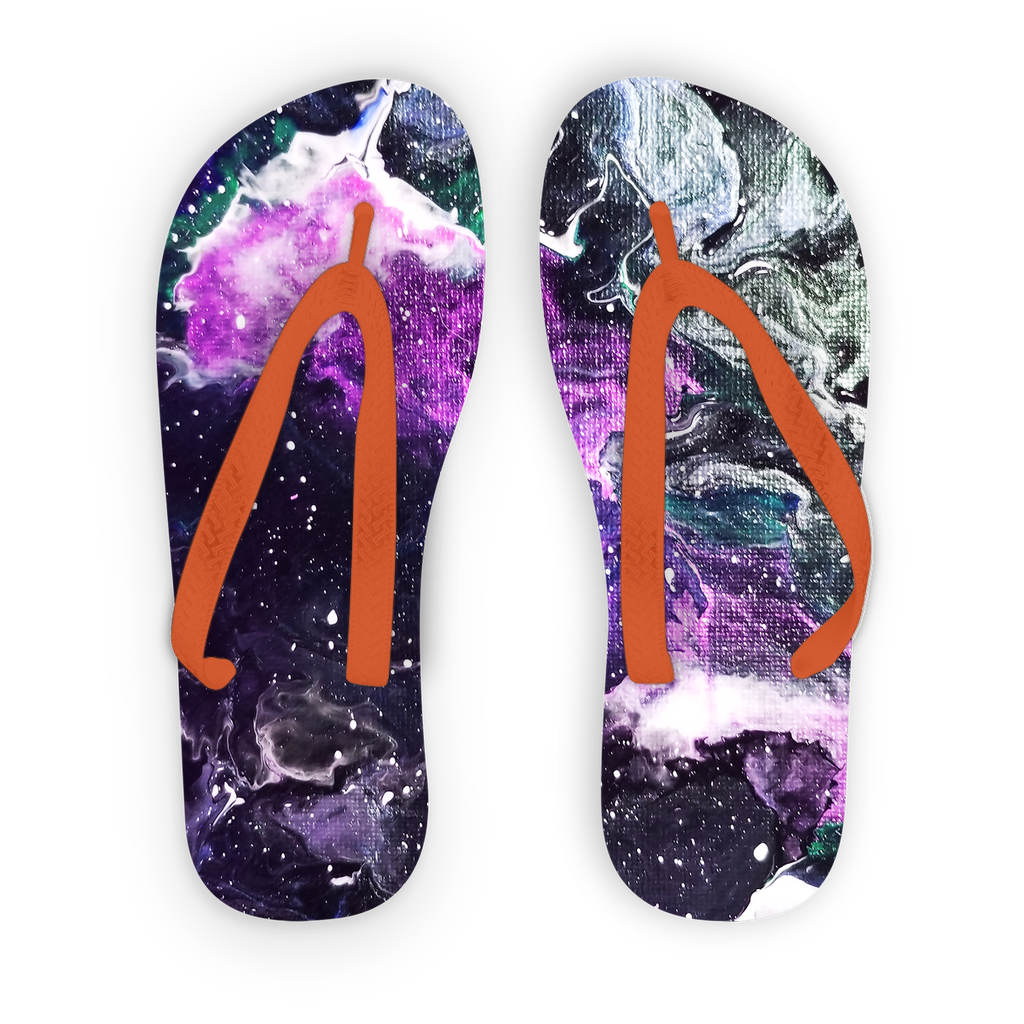 GalacticClouds Adult Flip Flops