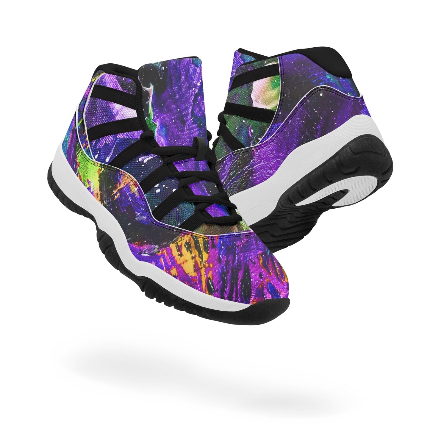 Different Dimensions/ Galactic Clouds AJ11 Basketball Sneakers