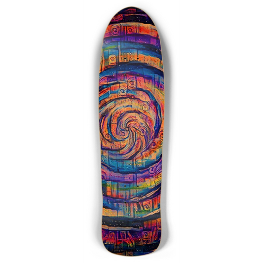 Sunset Whirlpool Retro Rocket Custom Skateboard