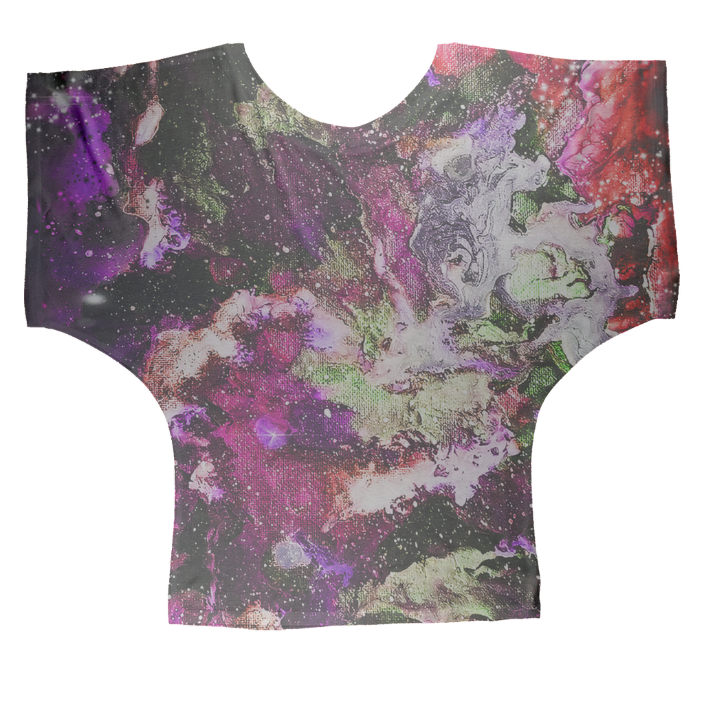 Galaxy: Magenta Sublimation Batwing Top