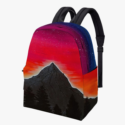 Sunrise Red Canvas Backpack