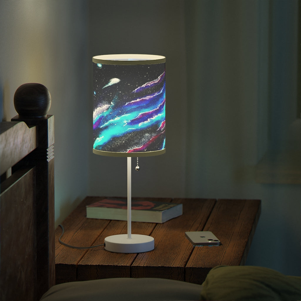 Blue Rip Table Lamp