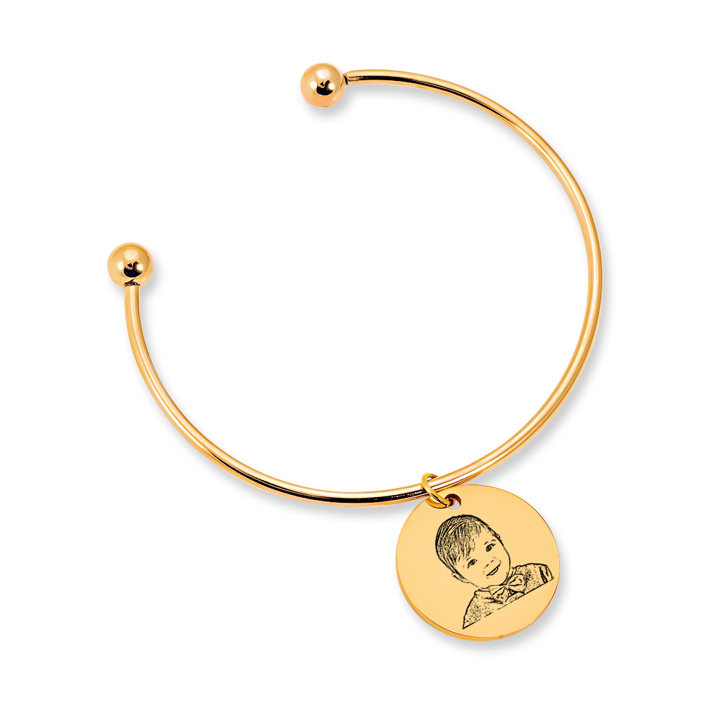 Baby Portrait Bangle