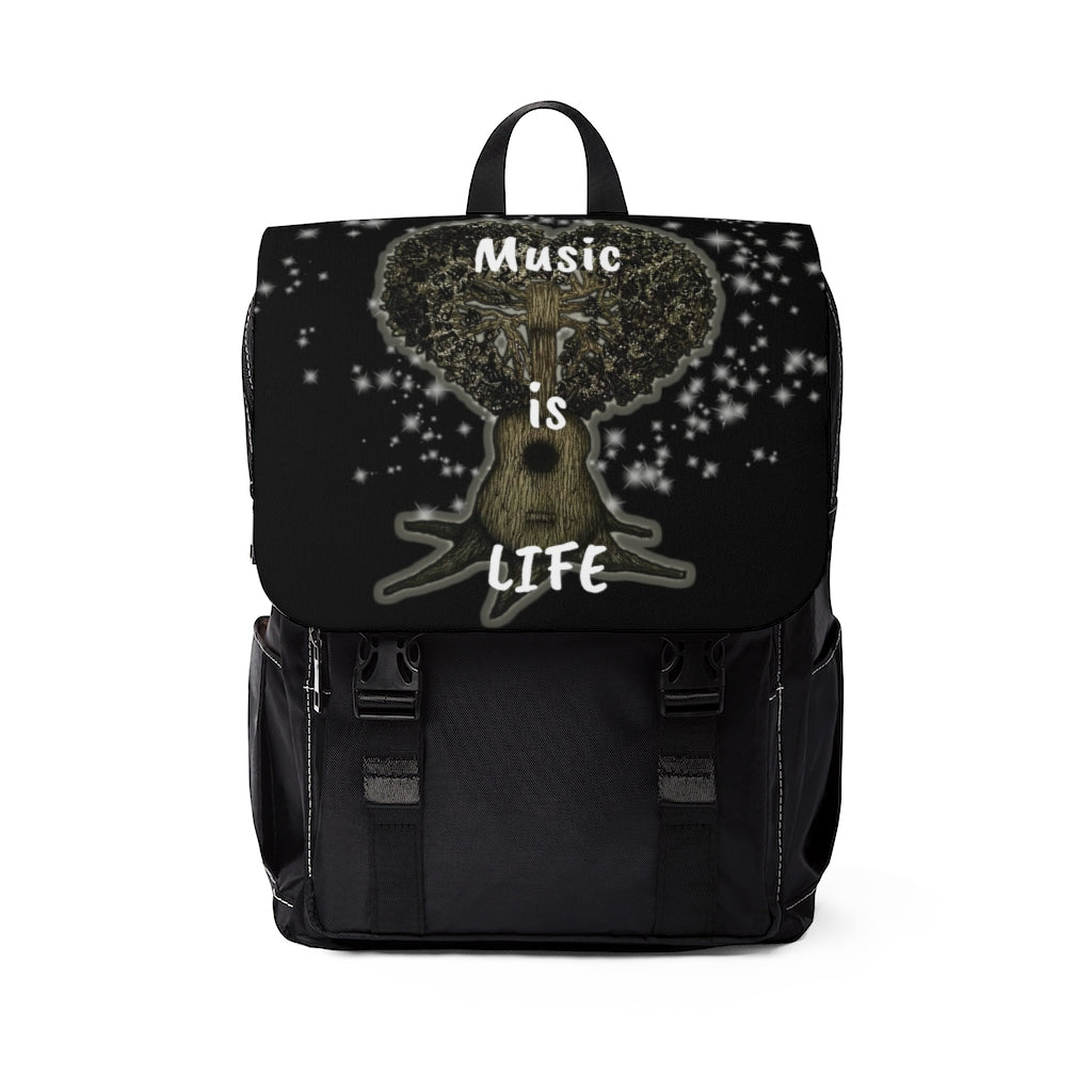 Music is Life 2 Casual Shoulder Backpack