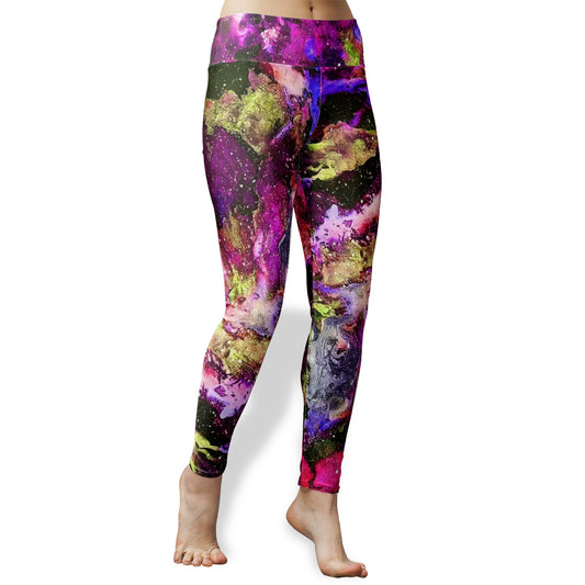 Galaxy Women's High Waist Yoga Leggings