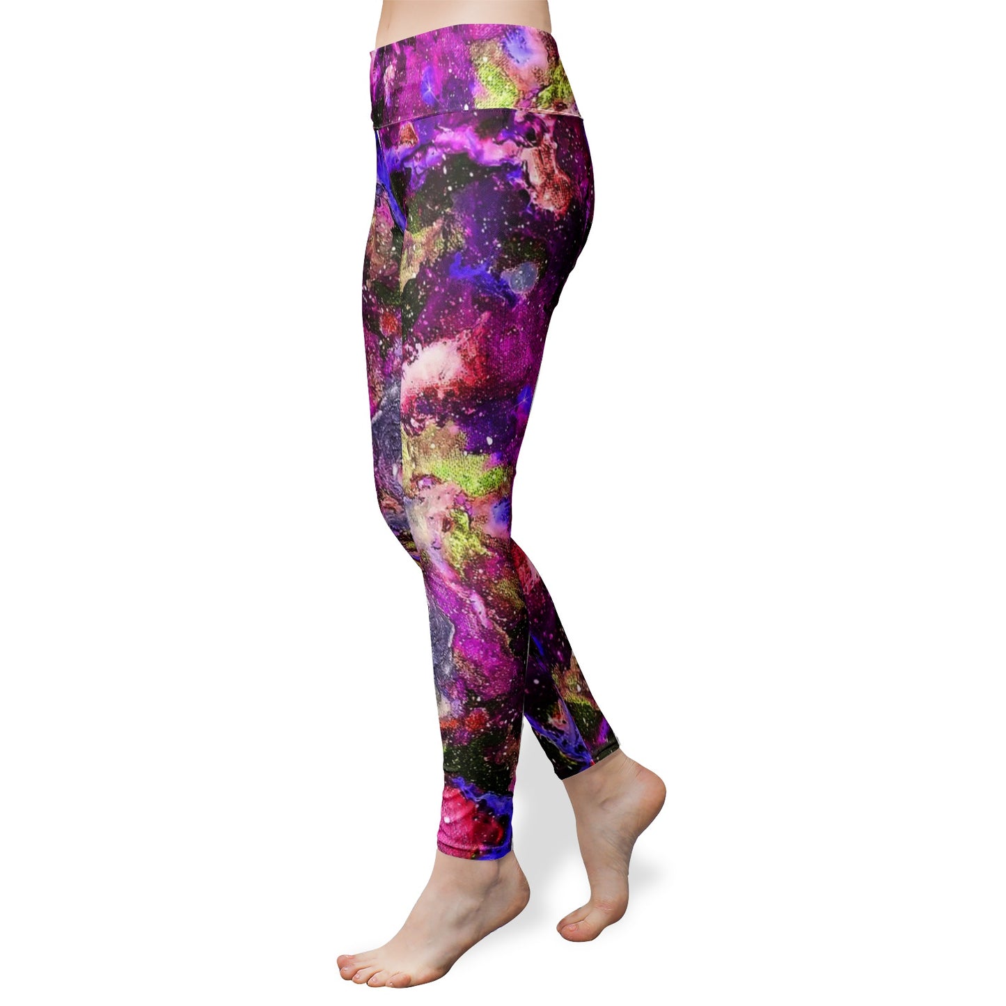 Galaxy Women's High Waist Yoga Leggings