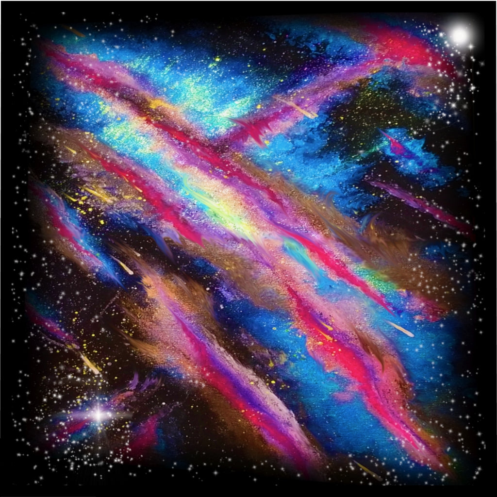 Explosive Nebula Microfiber Duvet Cover