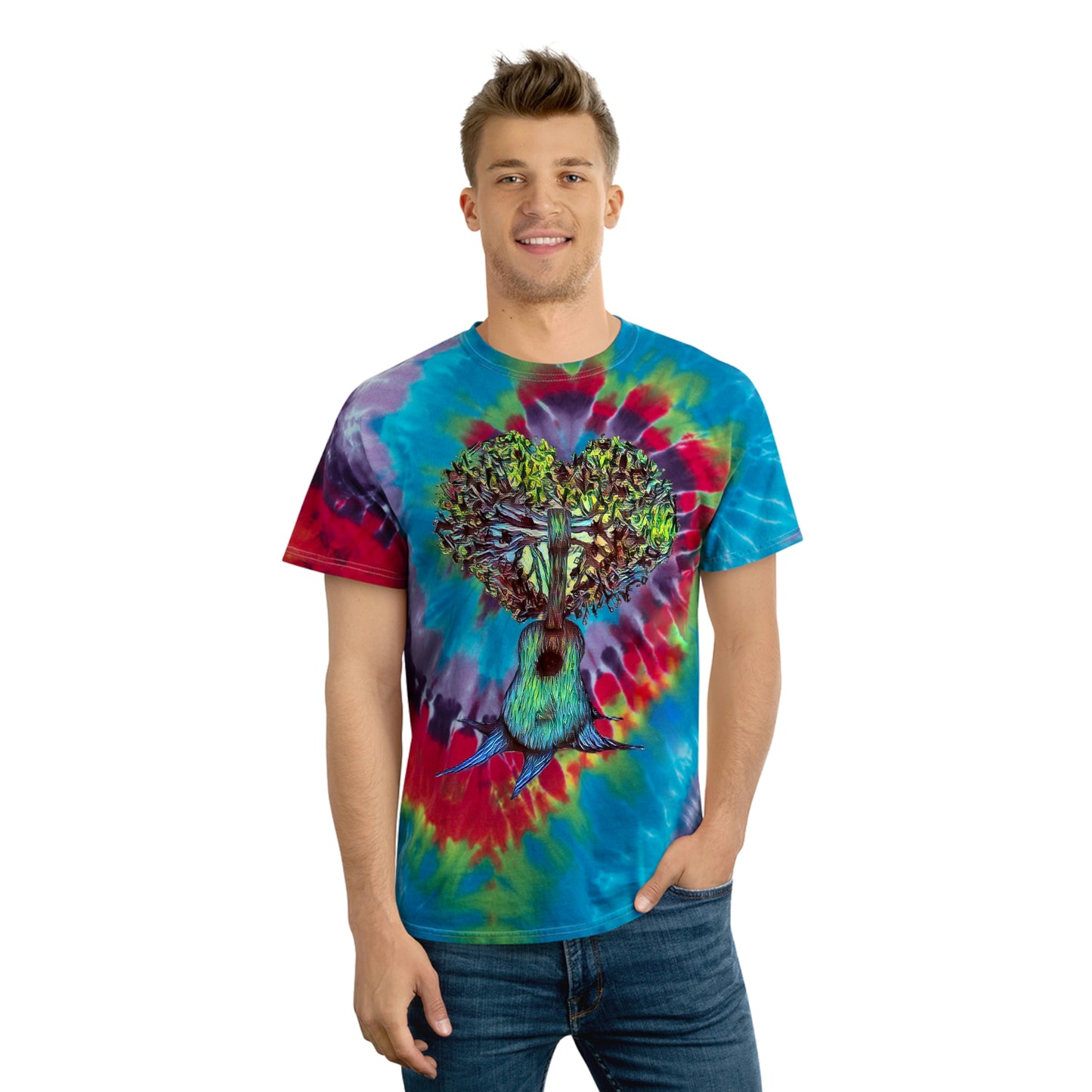 Music Is life Tie-Dye T-Shirt