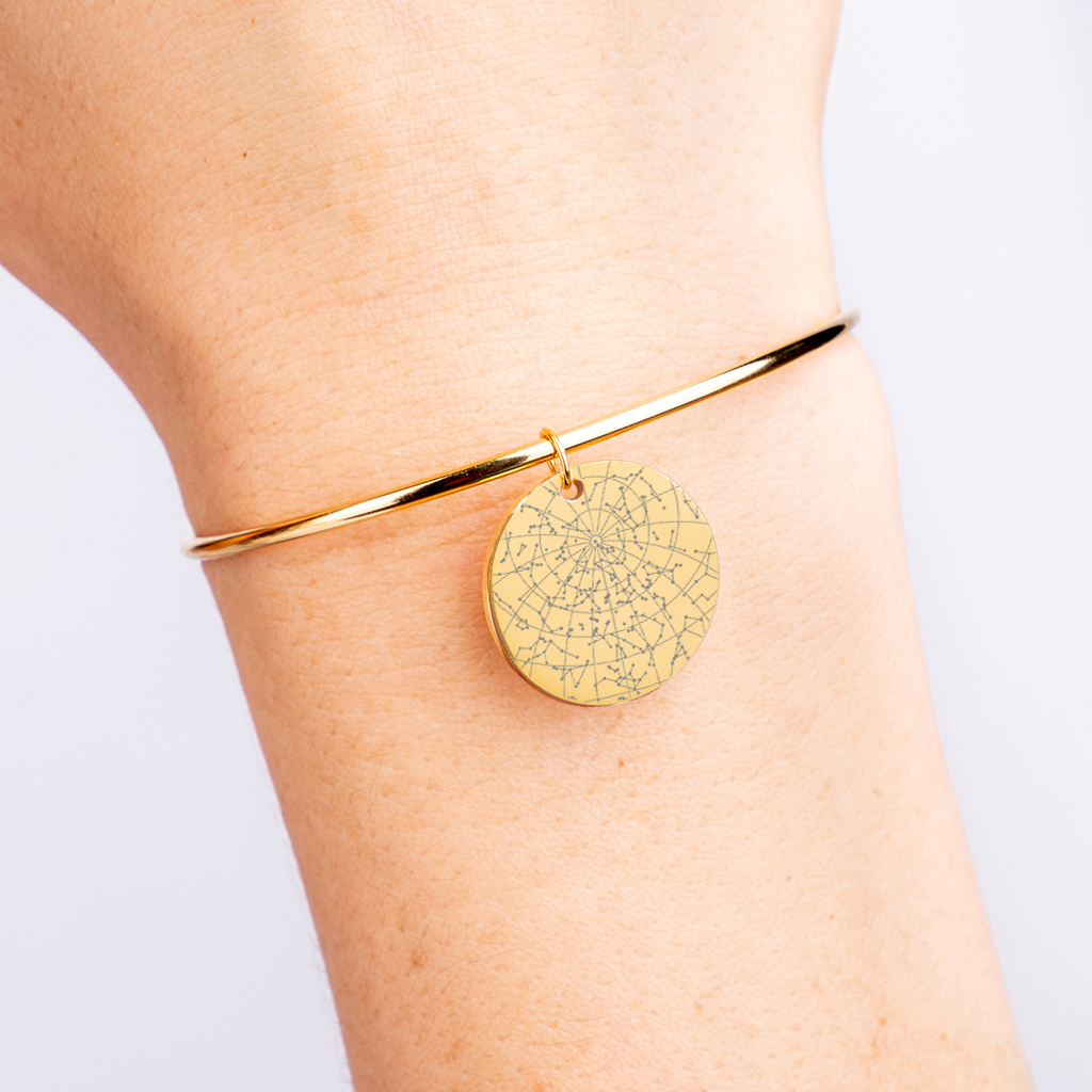 Custom Star Map Bangle