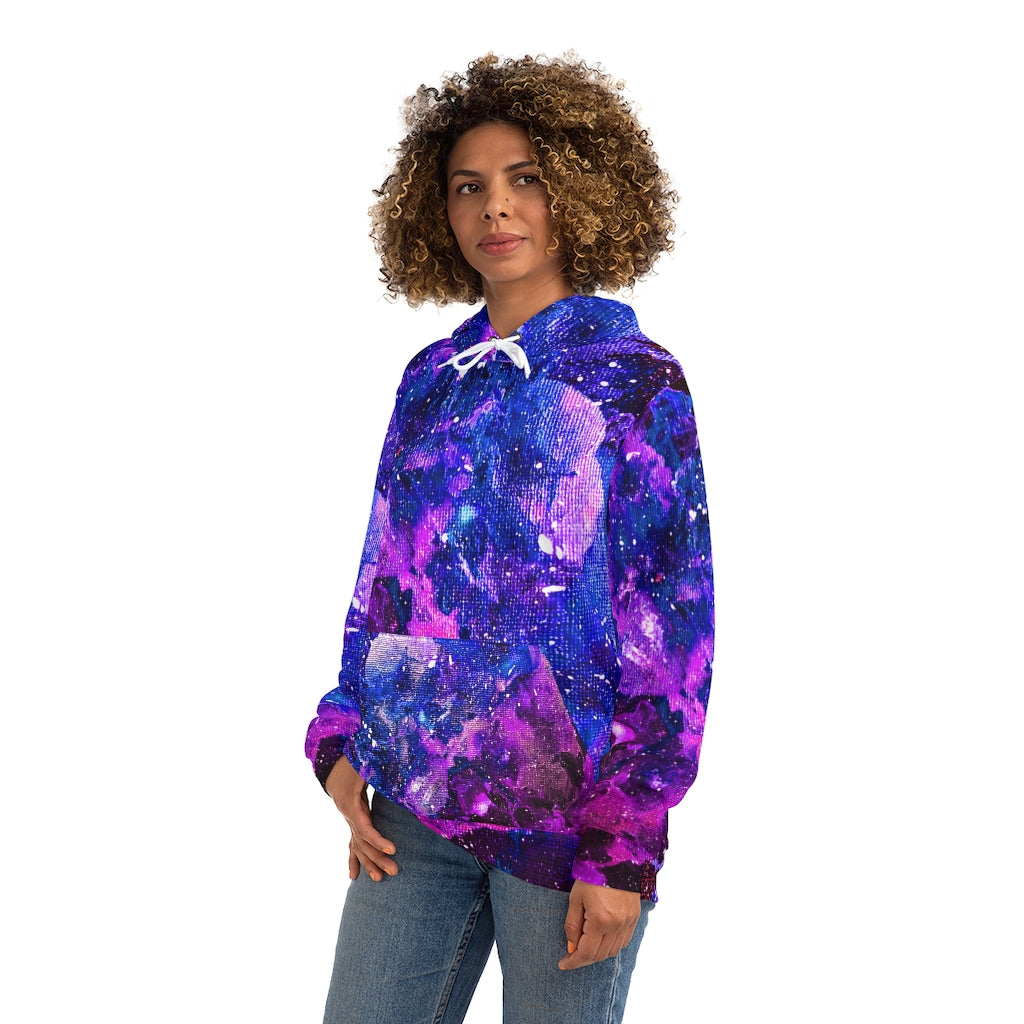 Galactic Love Purple and Blue Hoodie