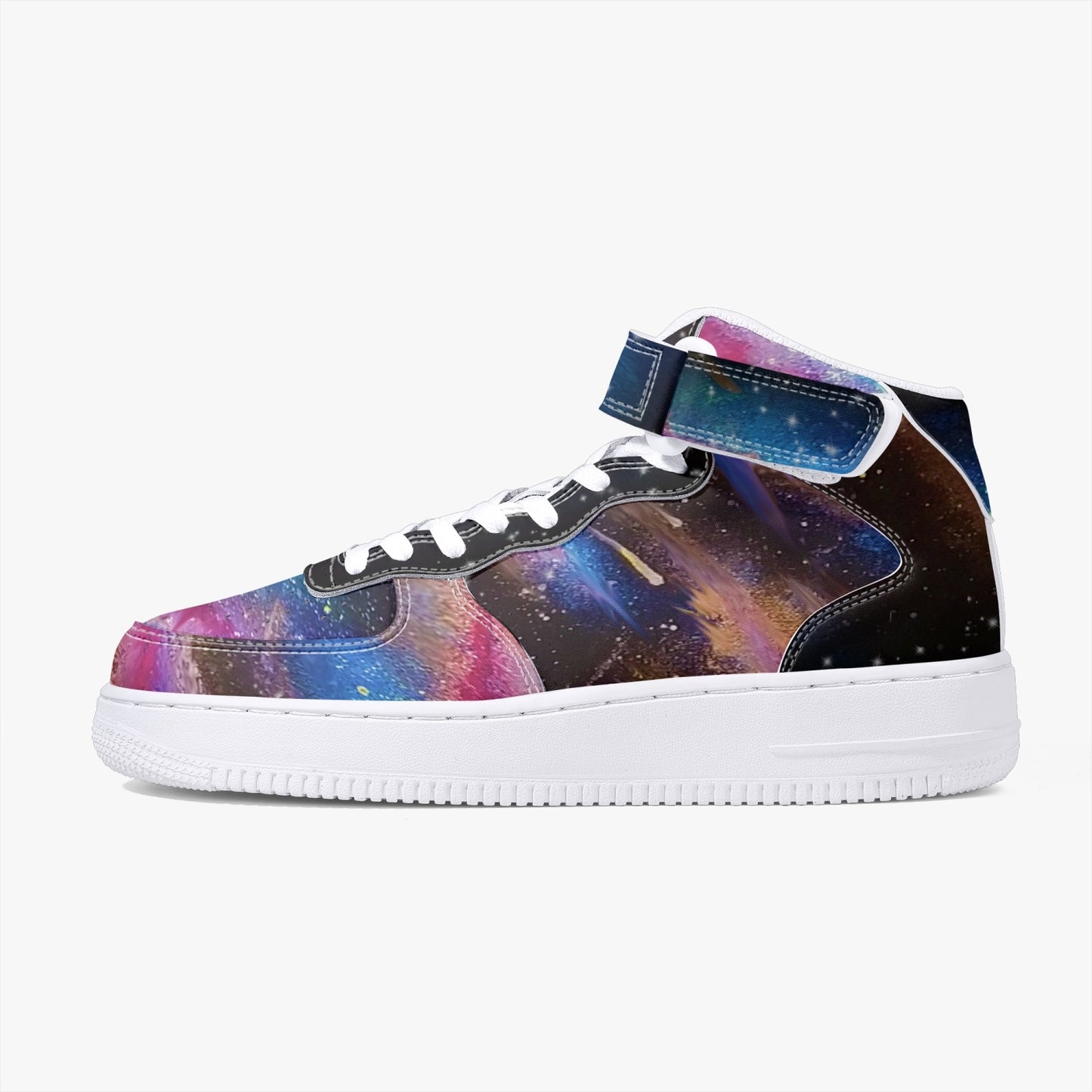 Explosive Nebula High Top Leather Sports Sneakers