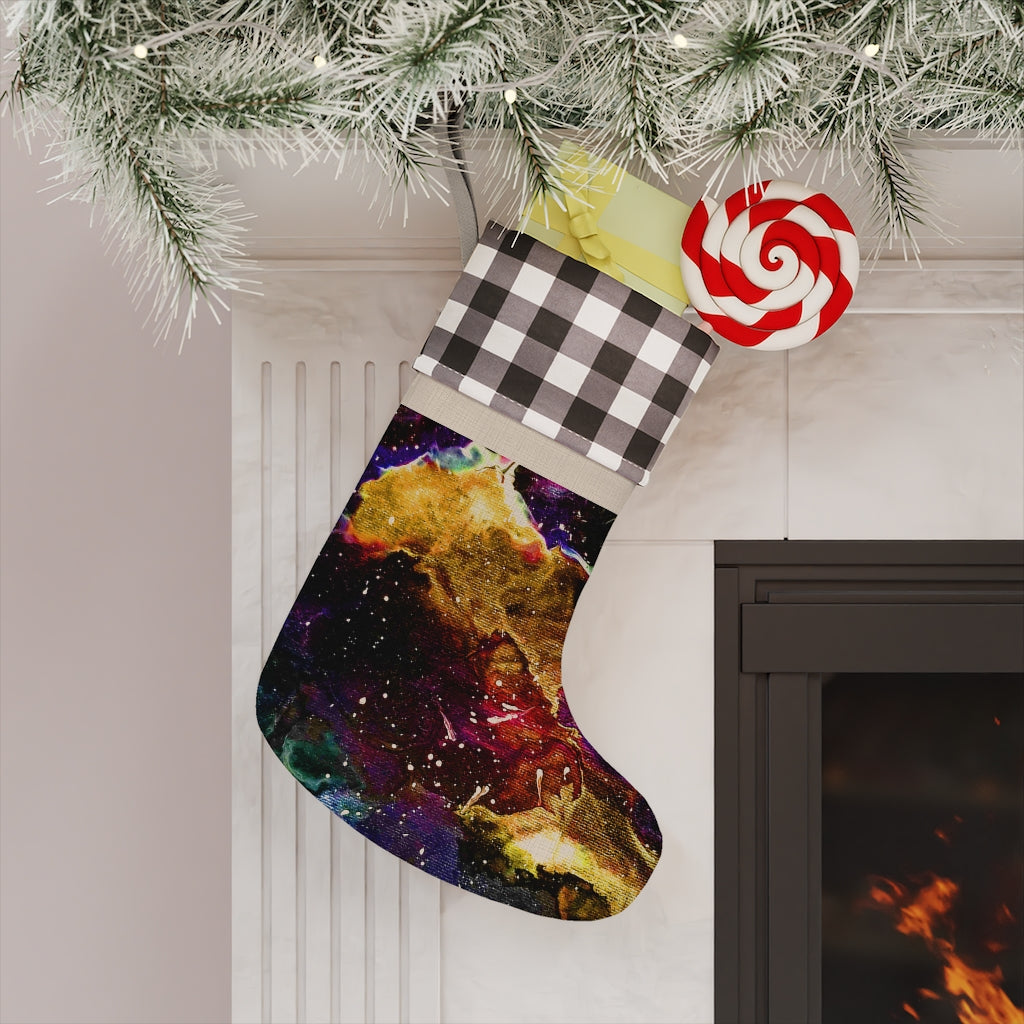 Galactic Clouds Christmas Stocking