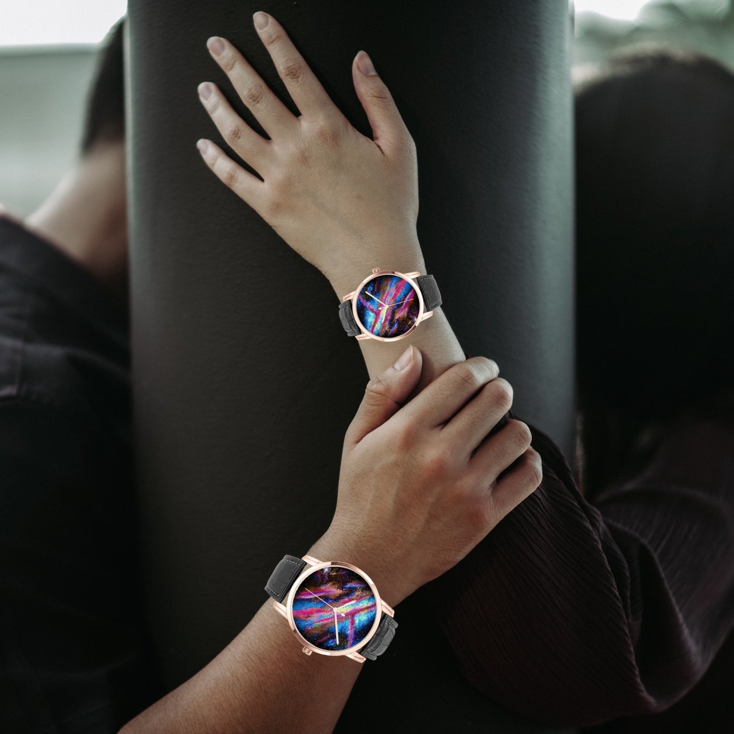 Explosive Nebula Instafamous Wide Type Quartz watch