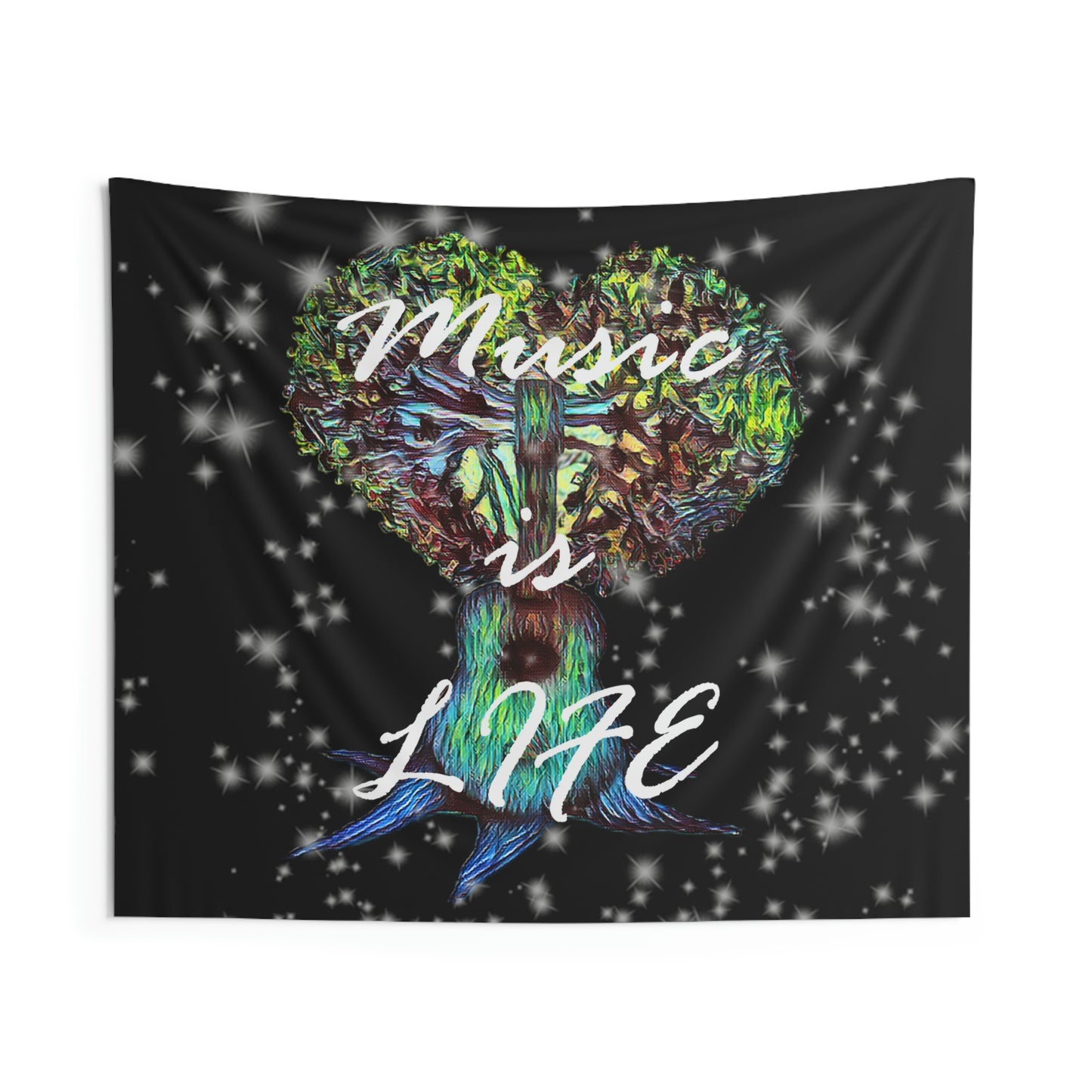 Music Is Life Wall Tapestries