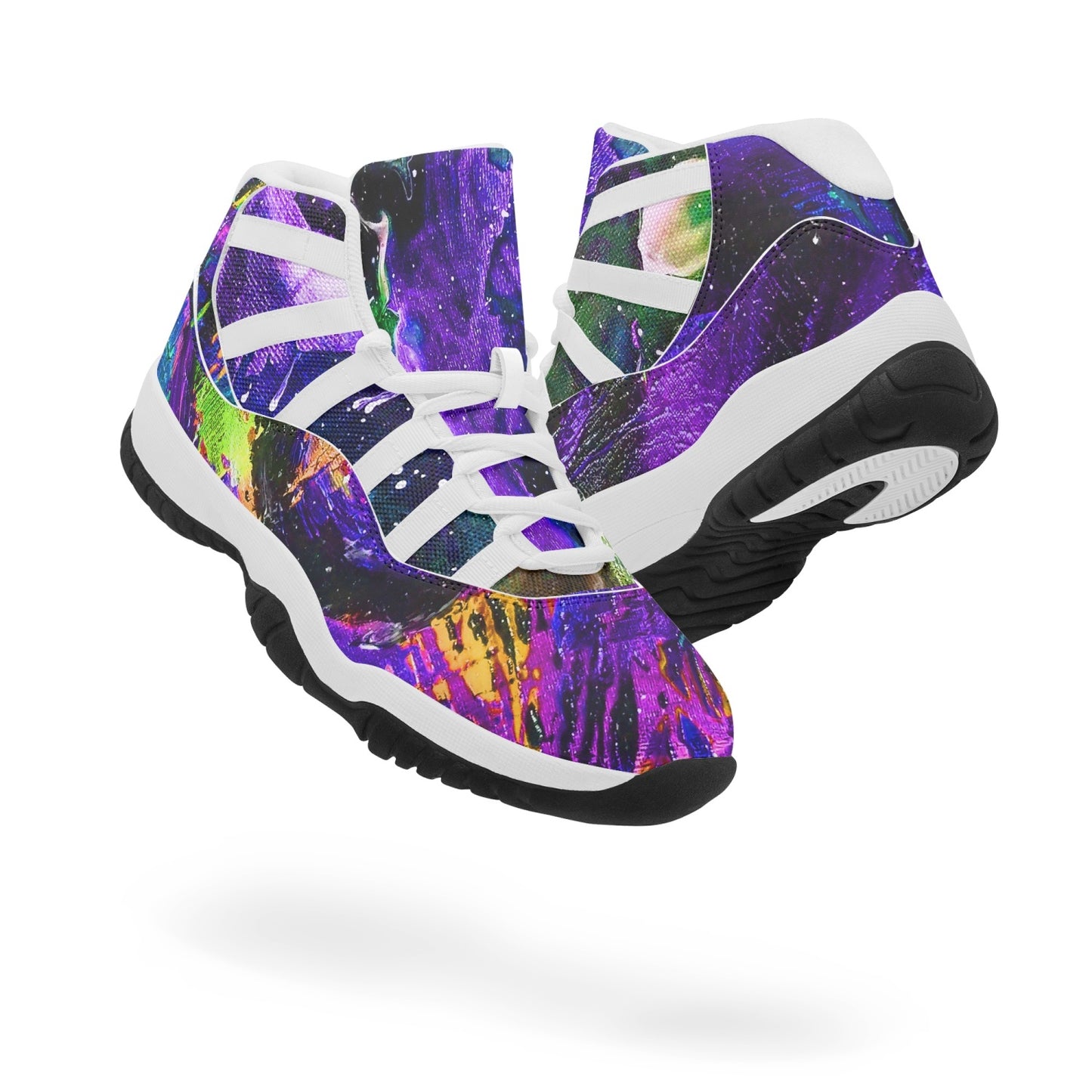 Different Dimensions/ Galactic Clouds AJ11 Basketball Sneakers