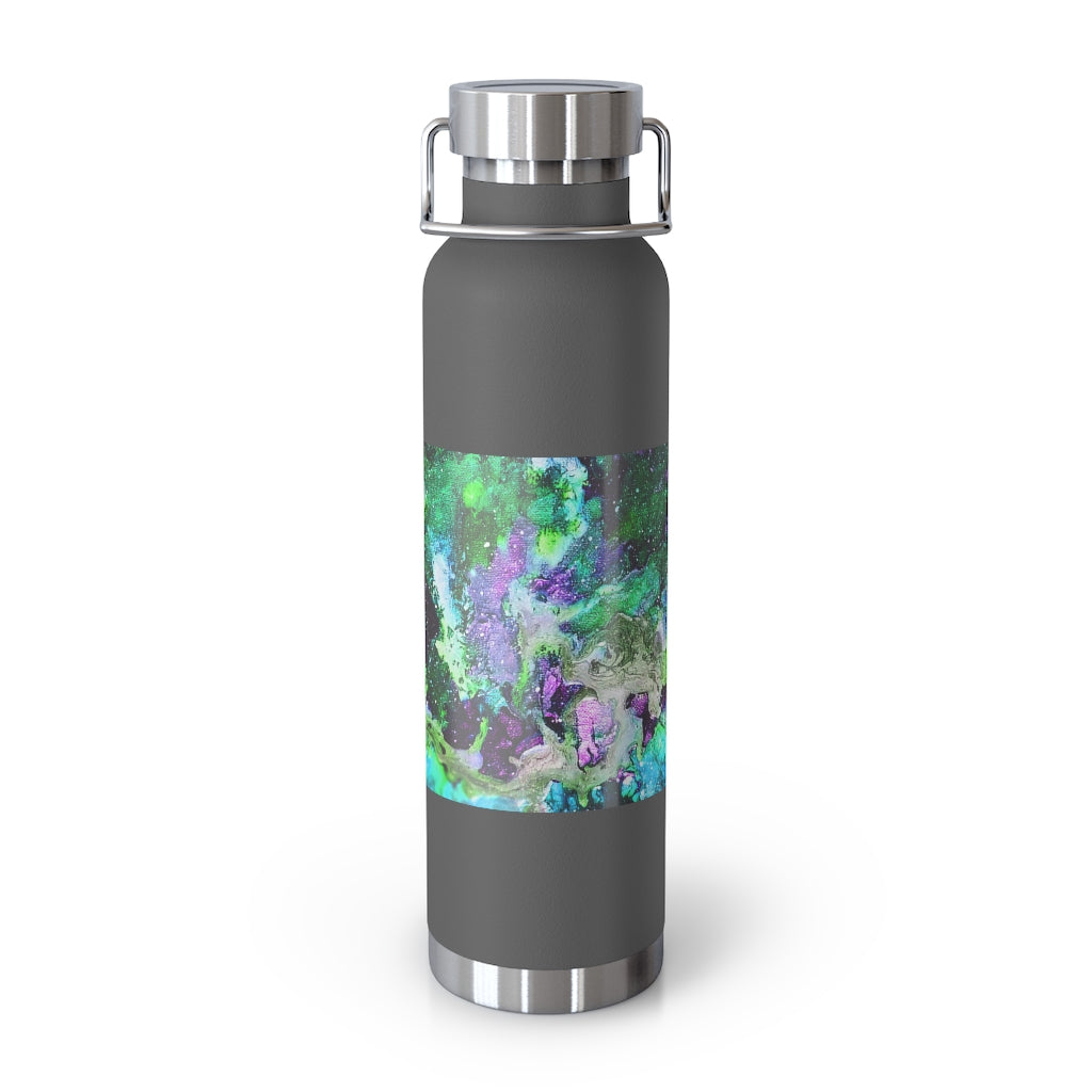 Galaxy: Green Copper Vacuum Insulated Bottle, 22oz