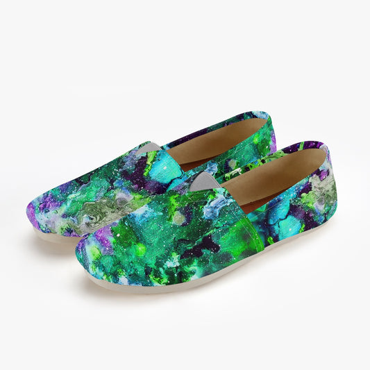 Galaxy - Green/Turquoise Slip On Timmy’s Shoes