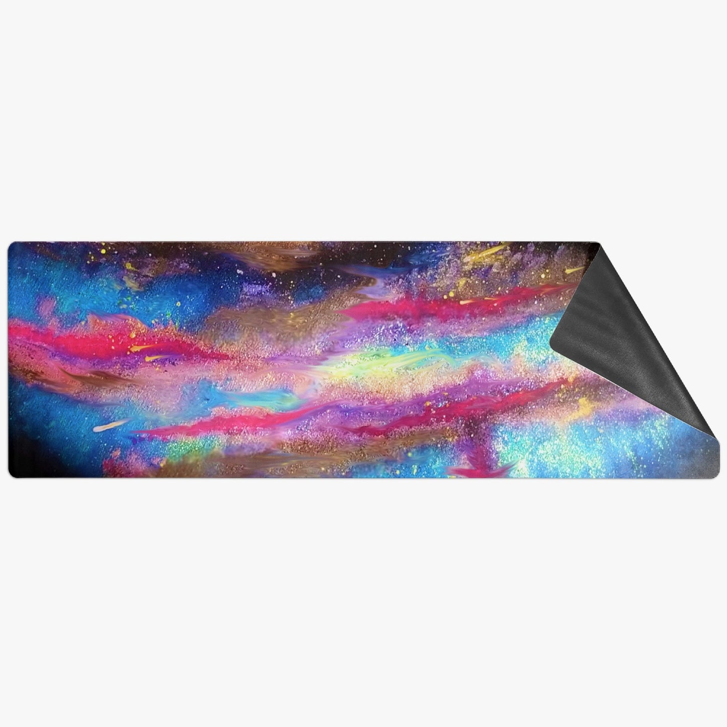 Explosive Nebula Suede Anti-slip Yoga Mat