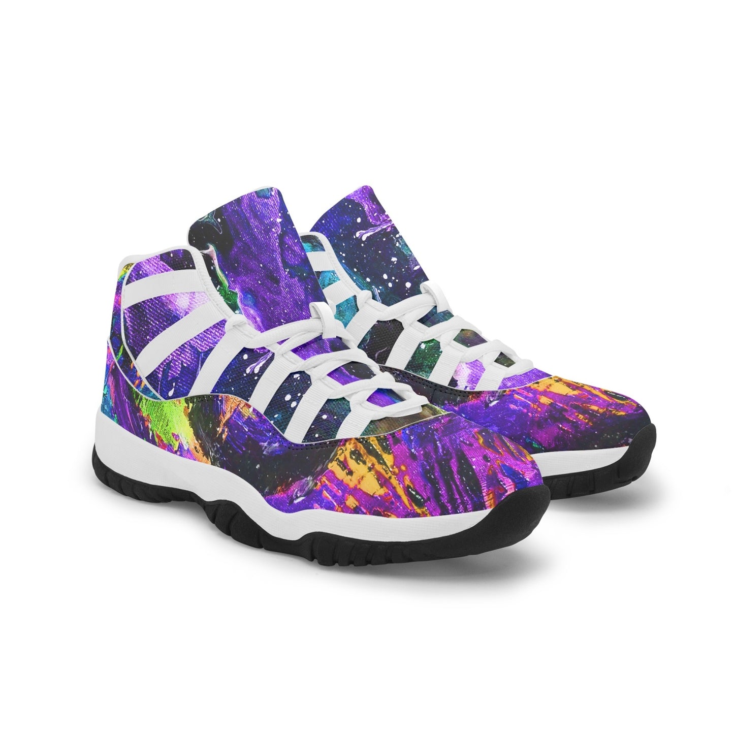 Different Dimensions/ Galactic Clouds AJ11 Basketball Sneakers