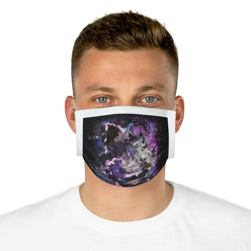 Purple Galaxy Cotton Face Mask