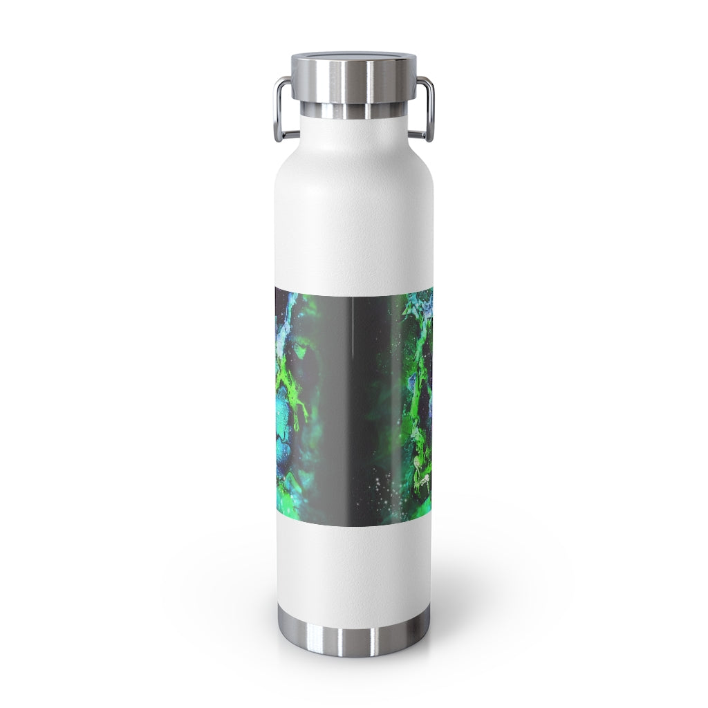 Galaxy: Green Copper Vacuum Insulated Bottle, 22oz