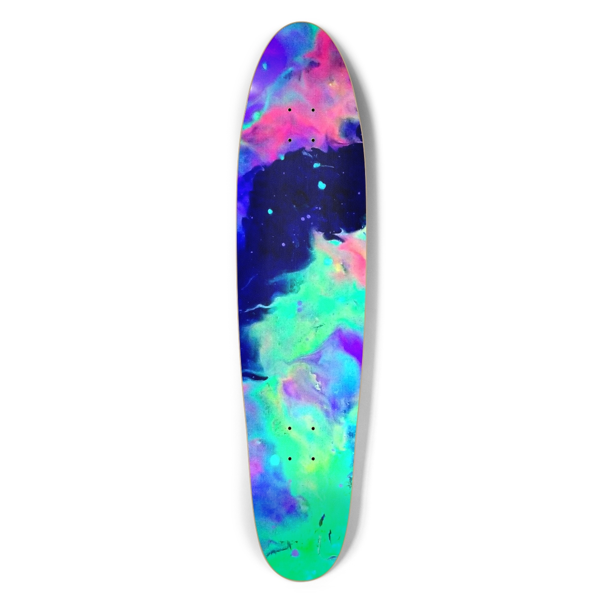 Galactic Rainbow Custom Longboard