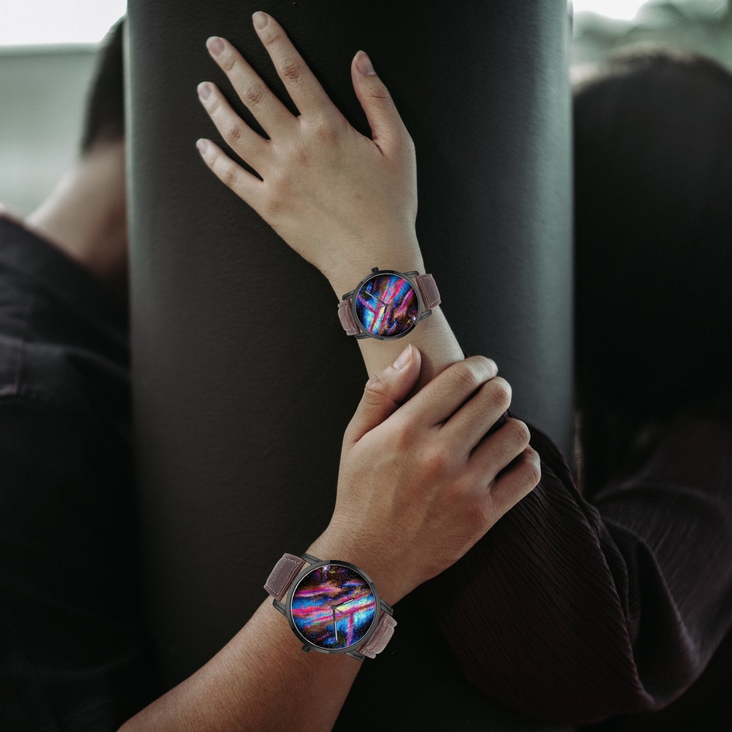 Explosive Nebula Instafamous Wide Type Quartz watch