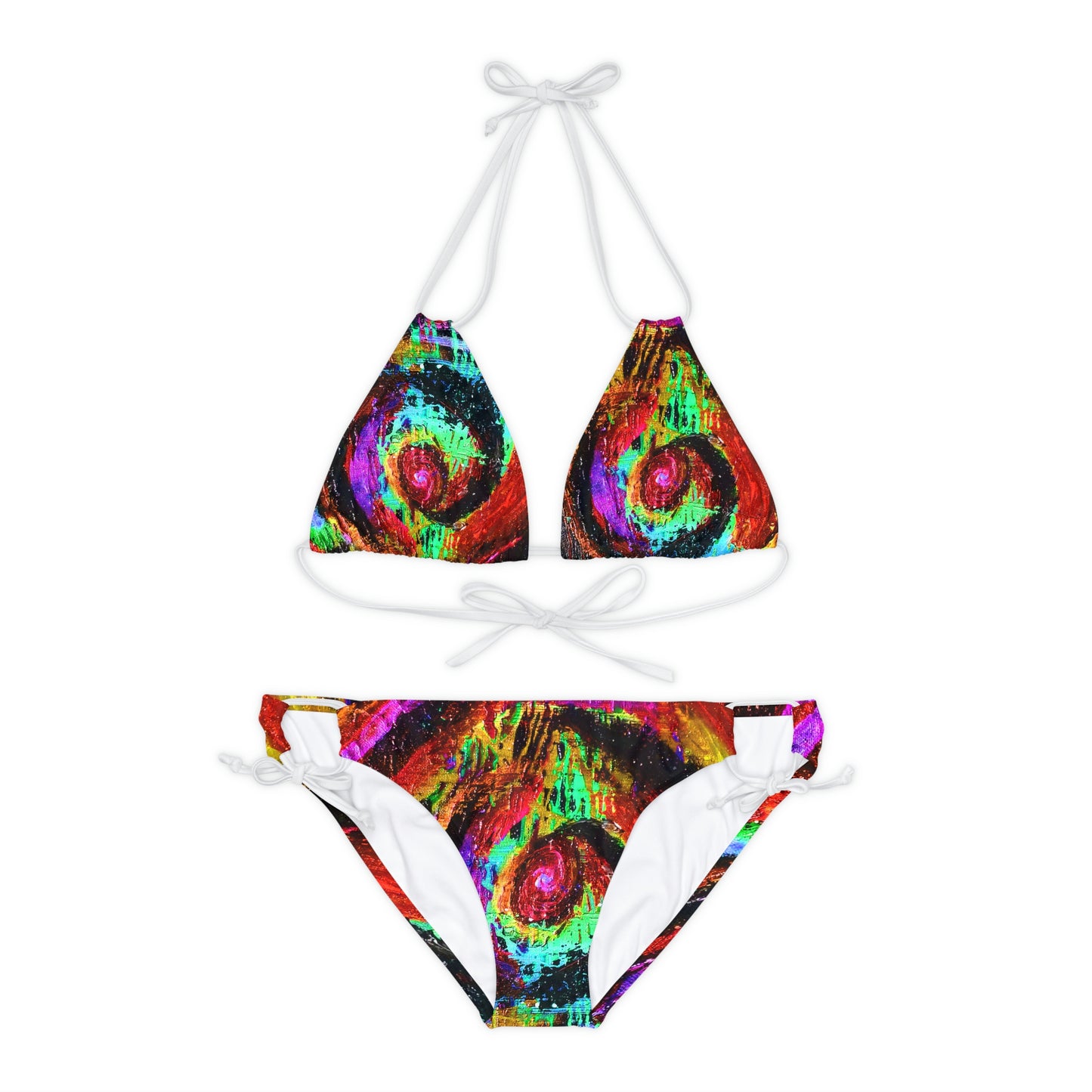 Galactic Rabbit Hole Strappy Bikini Set