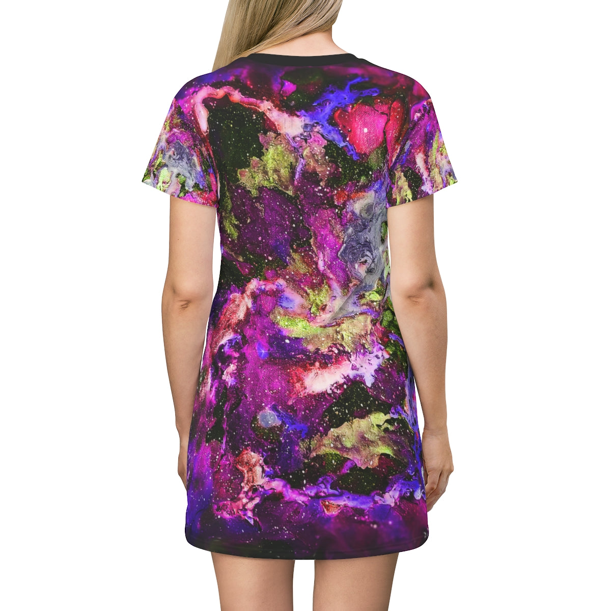 Galaxy: Purple/Magenta T-Shirt Dress