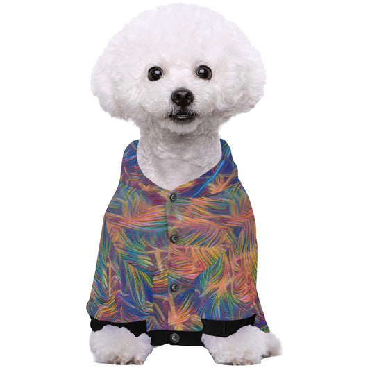 Colorful Whisper Fuzzy Dog Hoodie