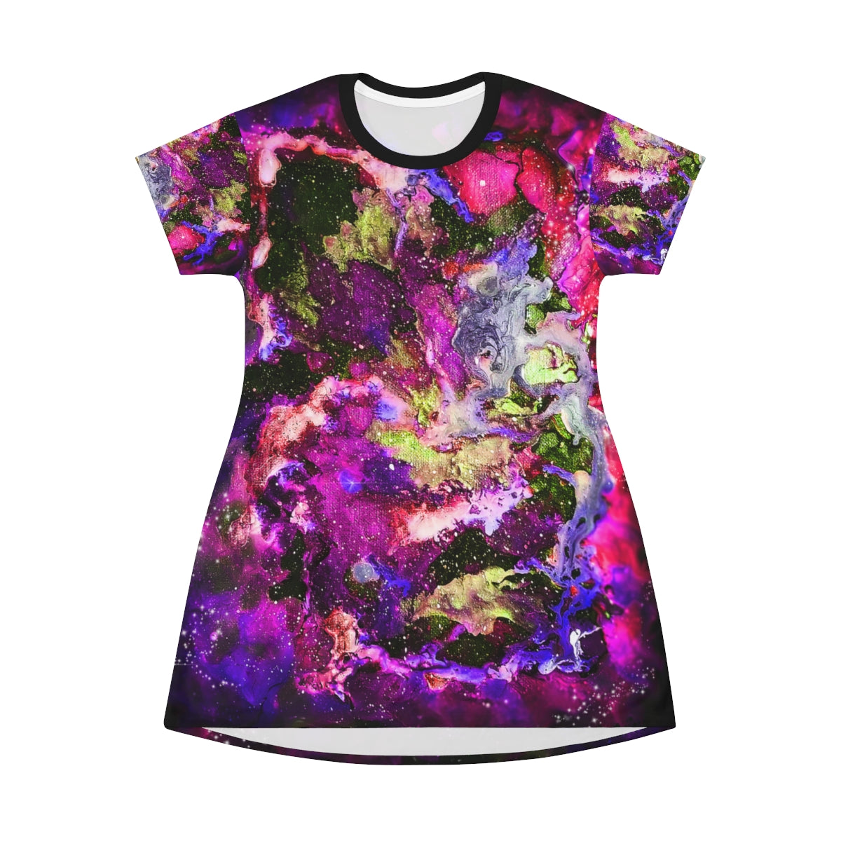 Galaxy: Purple/Magenta T-Shirt Dress