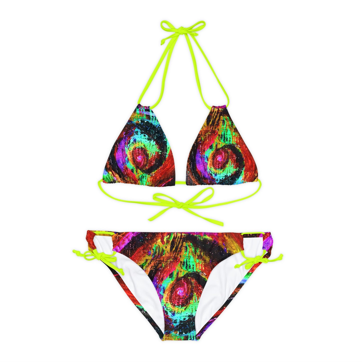 Galactic Rabbit Hole Strappy Bikini Set