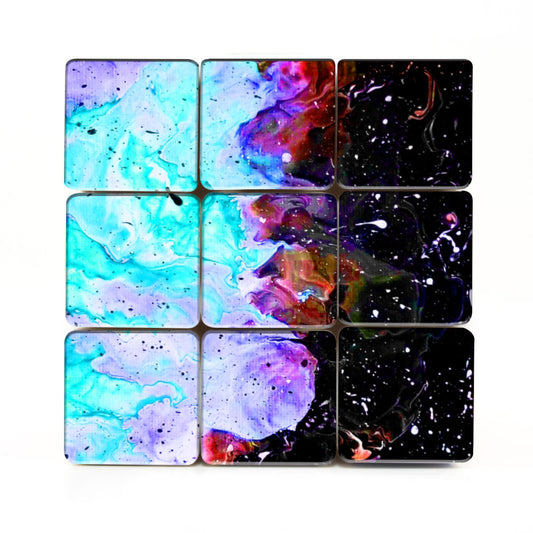 Galactic Fire Rubiks Cube