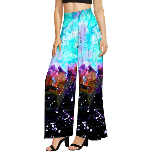 Galactic Fire Women's Wide Leg Trousers