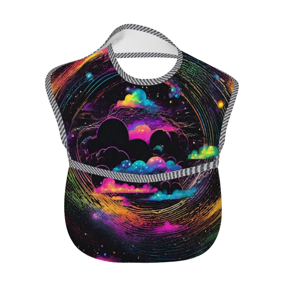 Psychedelic Space 2 Toddler Adjustable Waterproof Bib