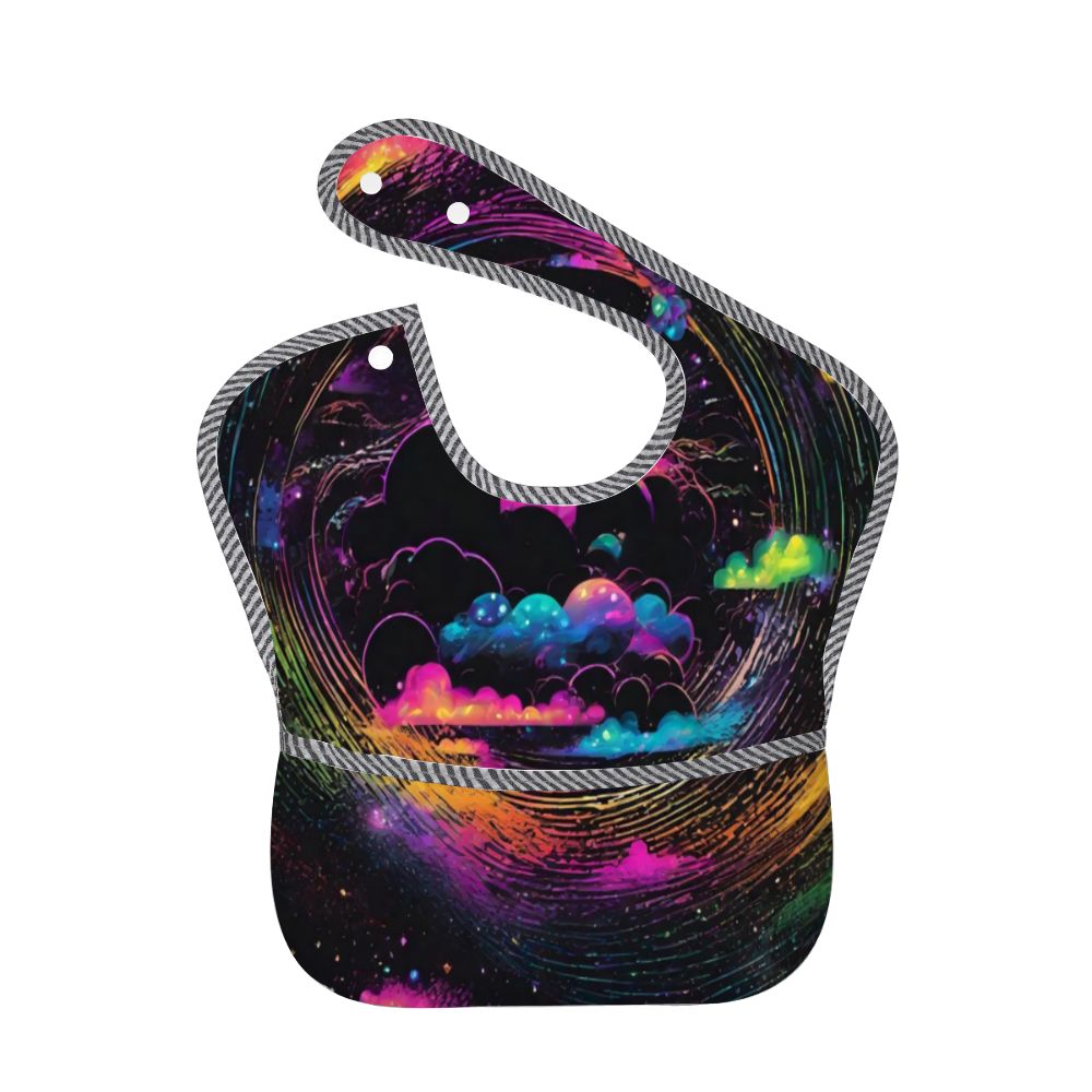 Psychedelic Space 2 Toddler Adjustable Waterproof Bib