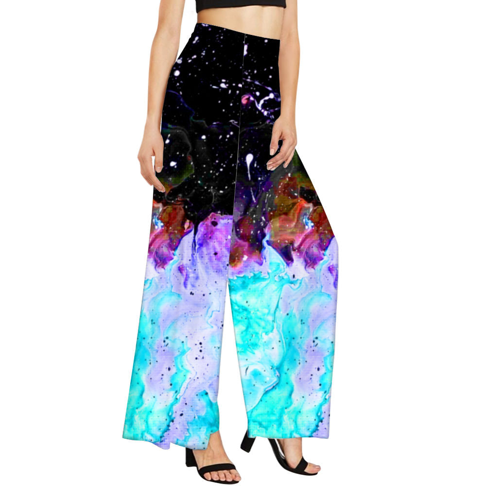 Galactic Fire Women's Wide Leg Trousers