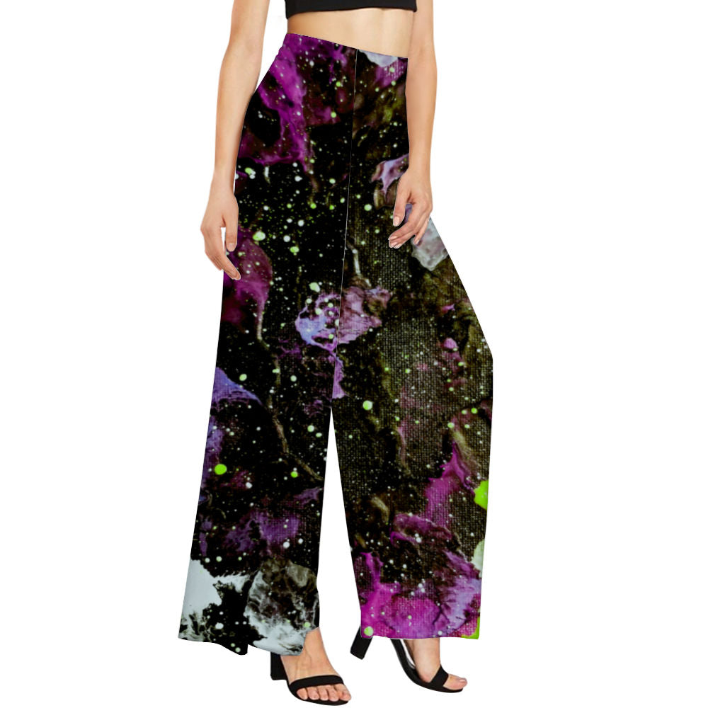 Galactic Storm Women's Wide Leg Trousers