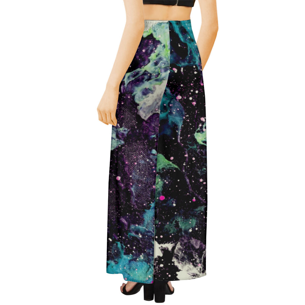 Galactic Storm Women's Wide Leg Trousers