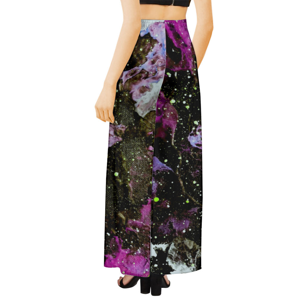 Galactic Storm Women's Wide Leg Trousers