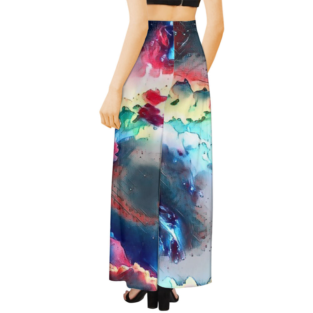 Galactic Ghost Women's Wide Leg Trousers