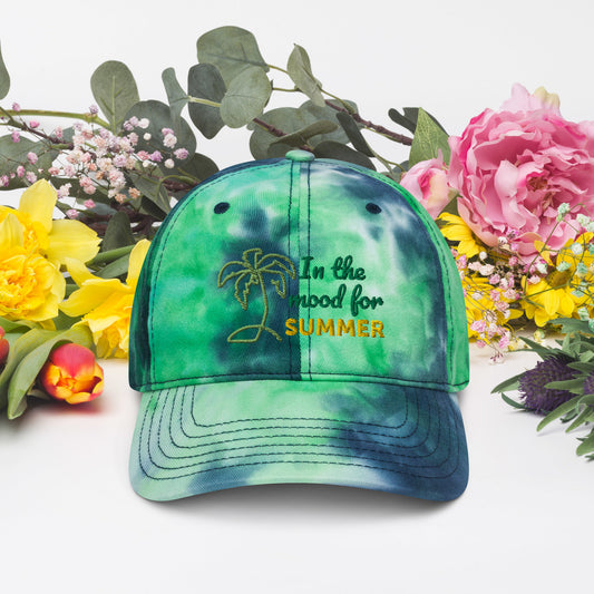 "In the Mood for Summer" Tie dye hat